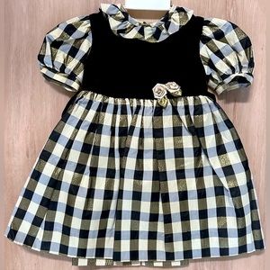 Dress Child Gold/Black Holiday 3T